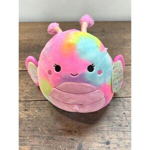 Squishmallows Tie-Dye Butterfly Plush Toy With Antennae & Wings - 8-Inch